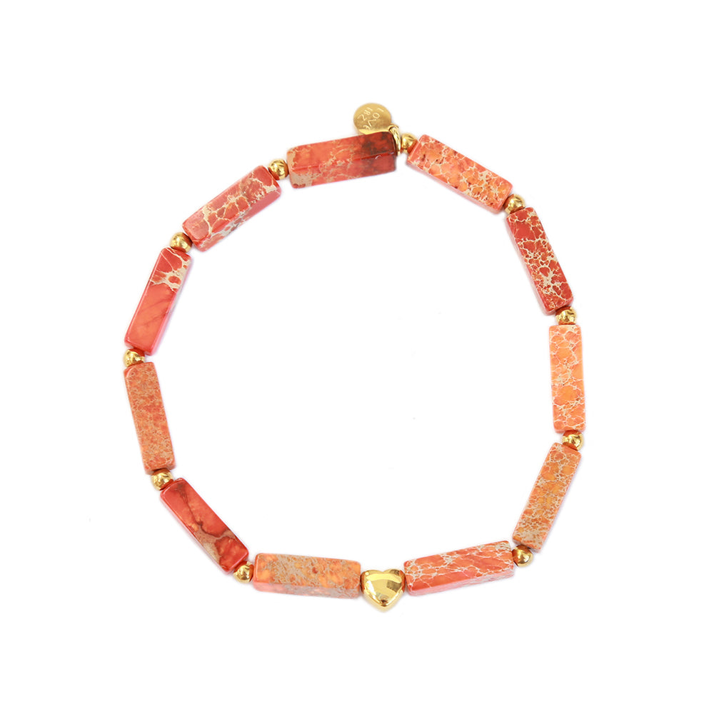 Bracelet my love orange