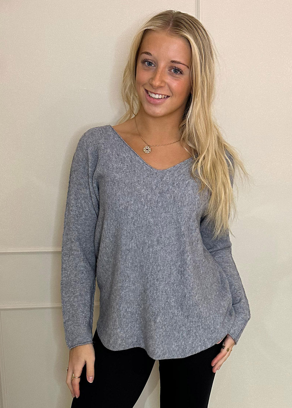 Soft sweater gray
