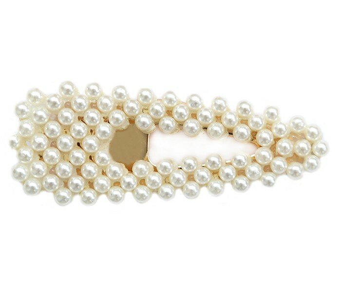 Statement haarclip pearl