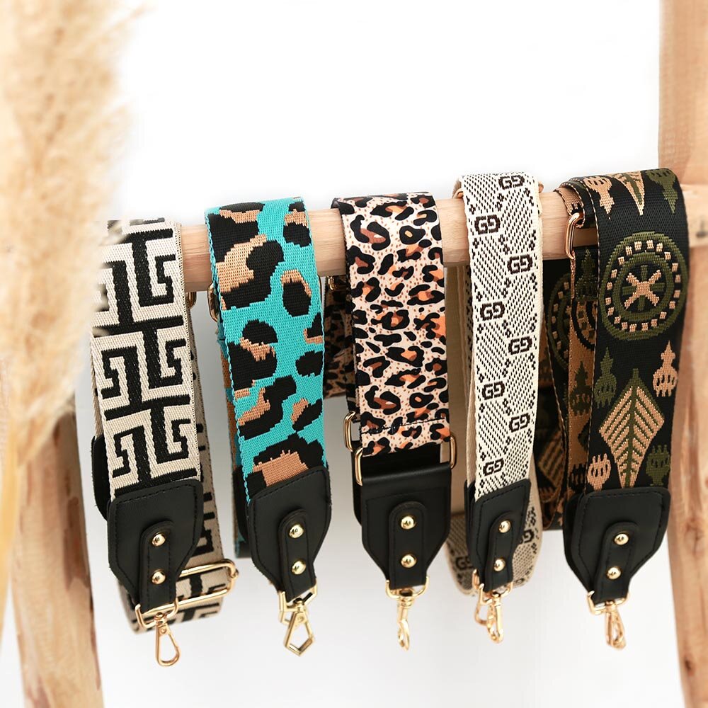 Bag strap leopard
