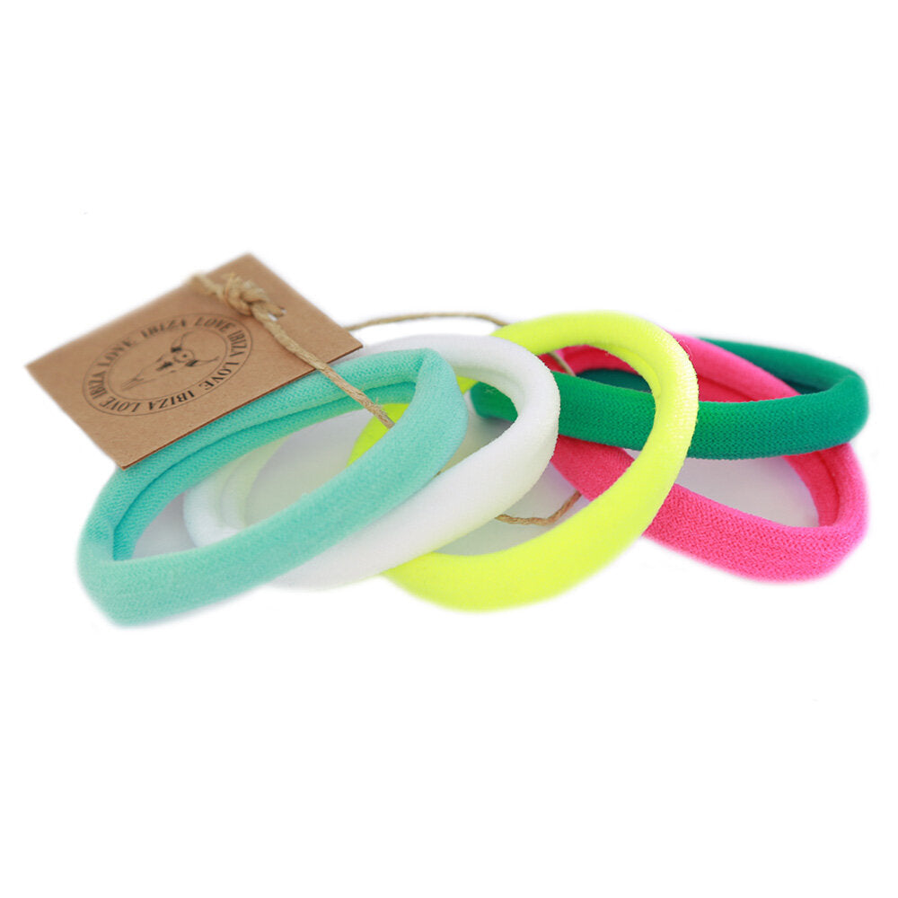 Haarelastiekjes mix bright