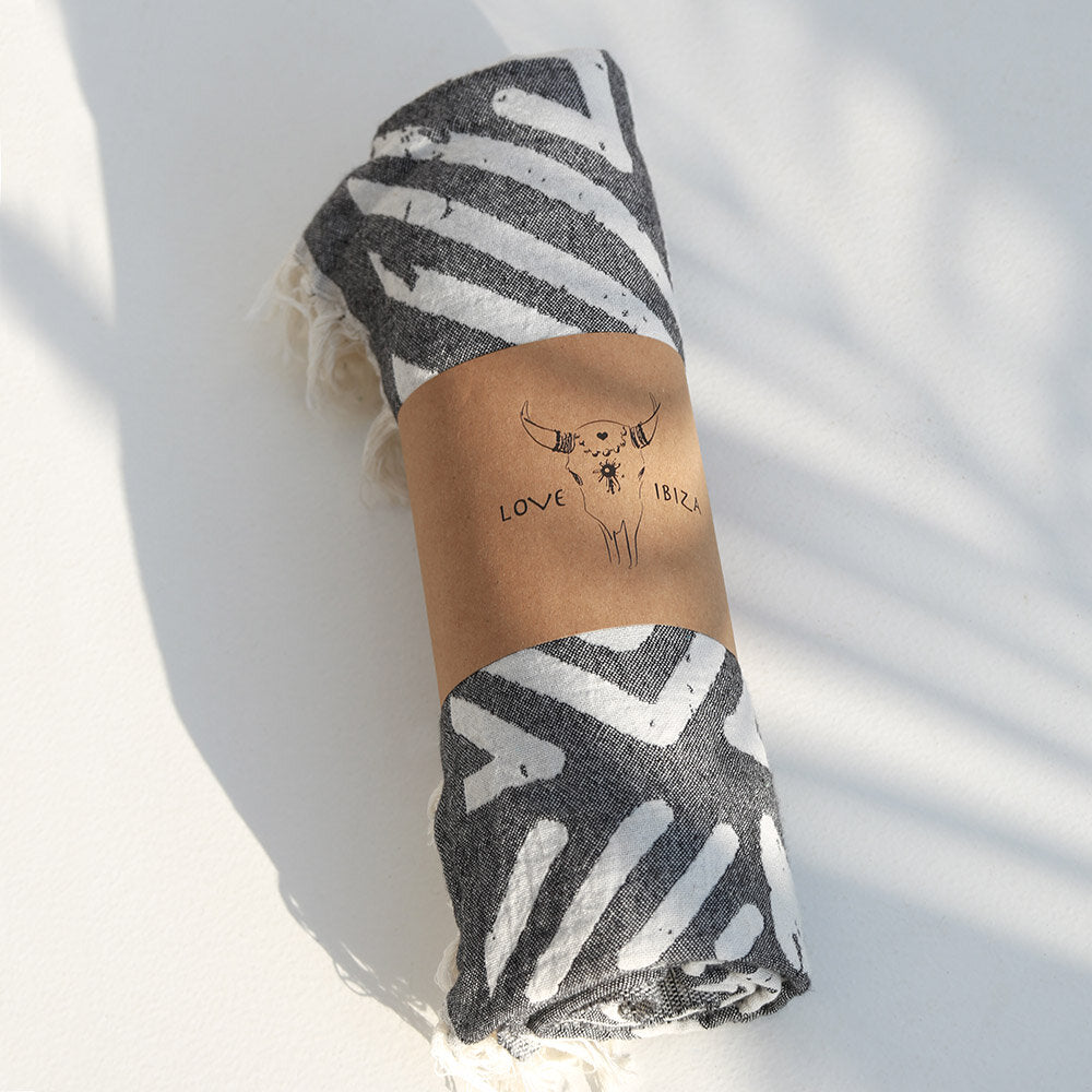 Hammam towel black