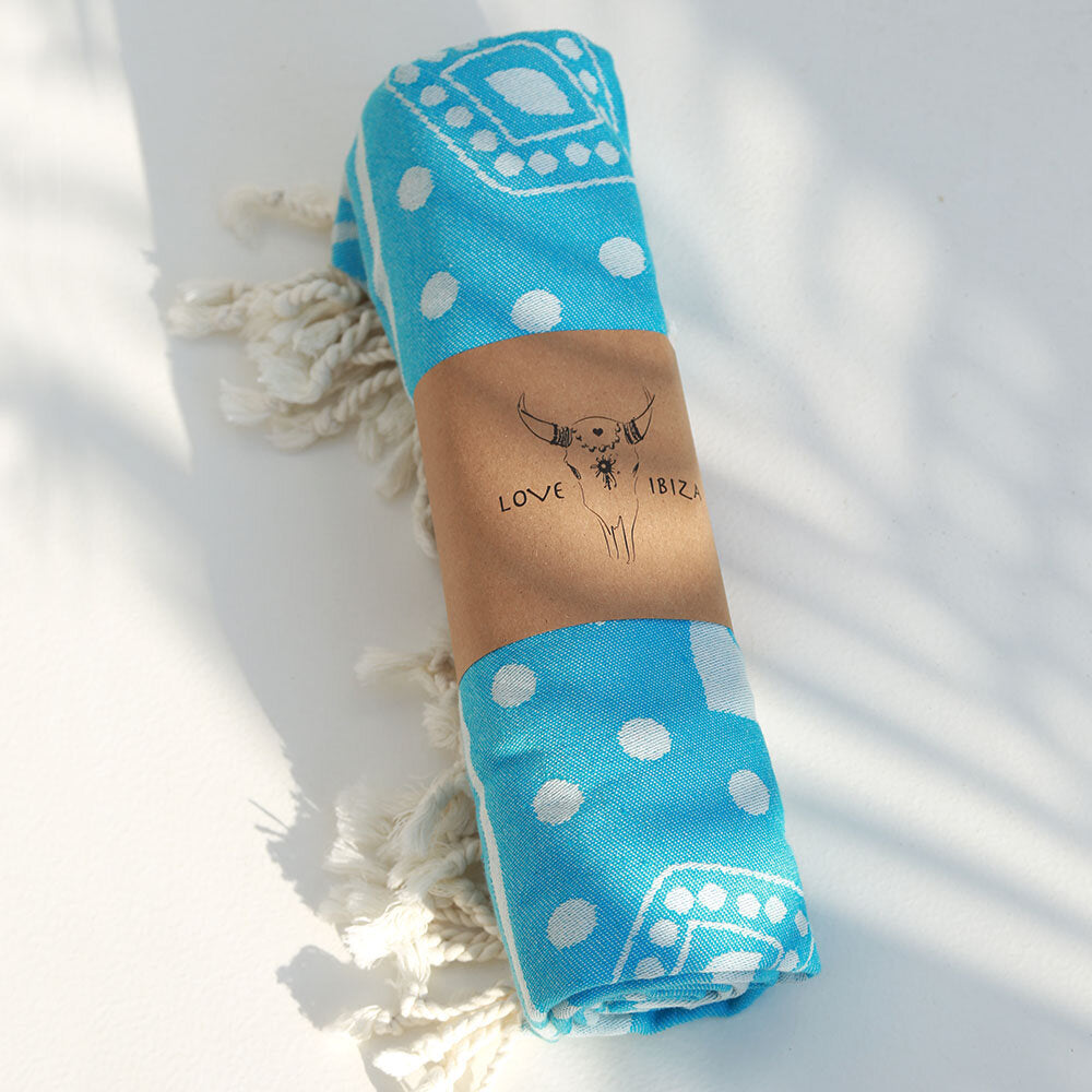 Hammam towel blue