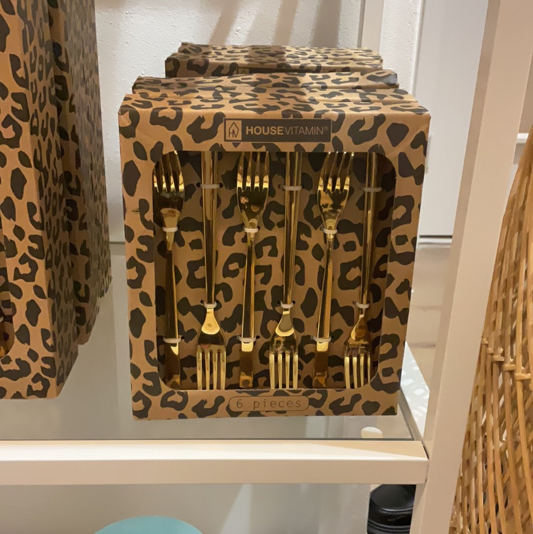 House vitamin cake fork set