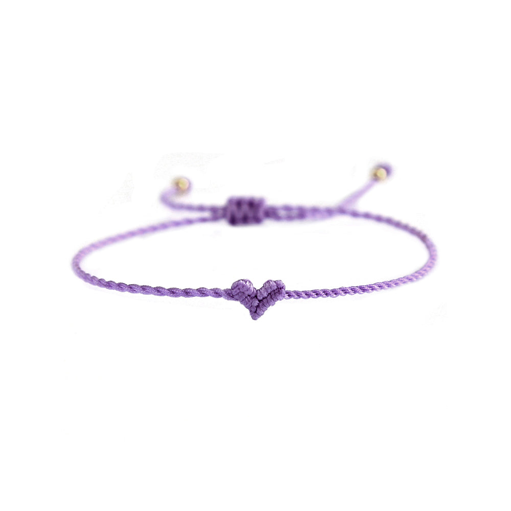 Love Ibiza heart bracelet violet