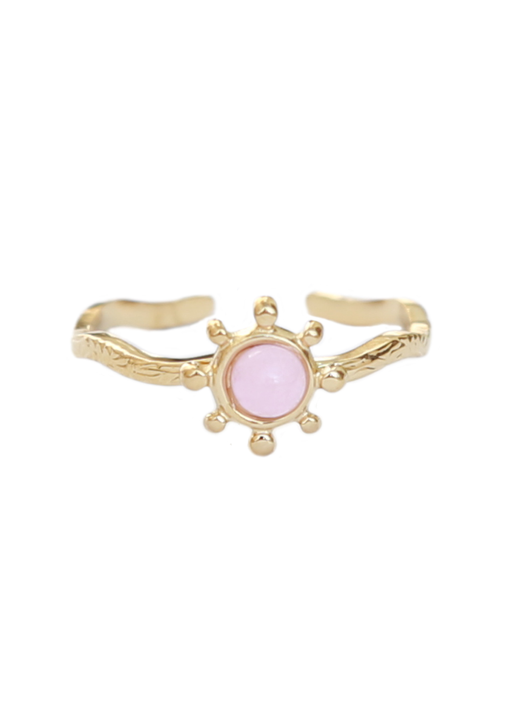 Golden ring sunshine pink