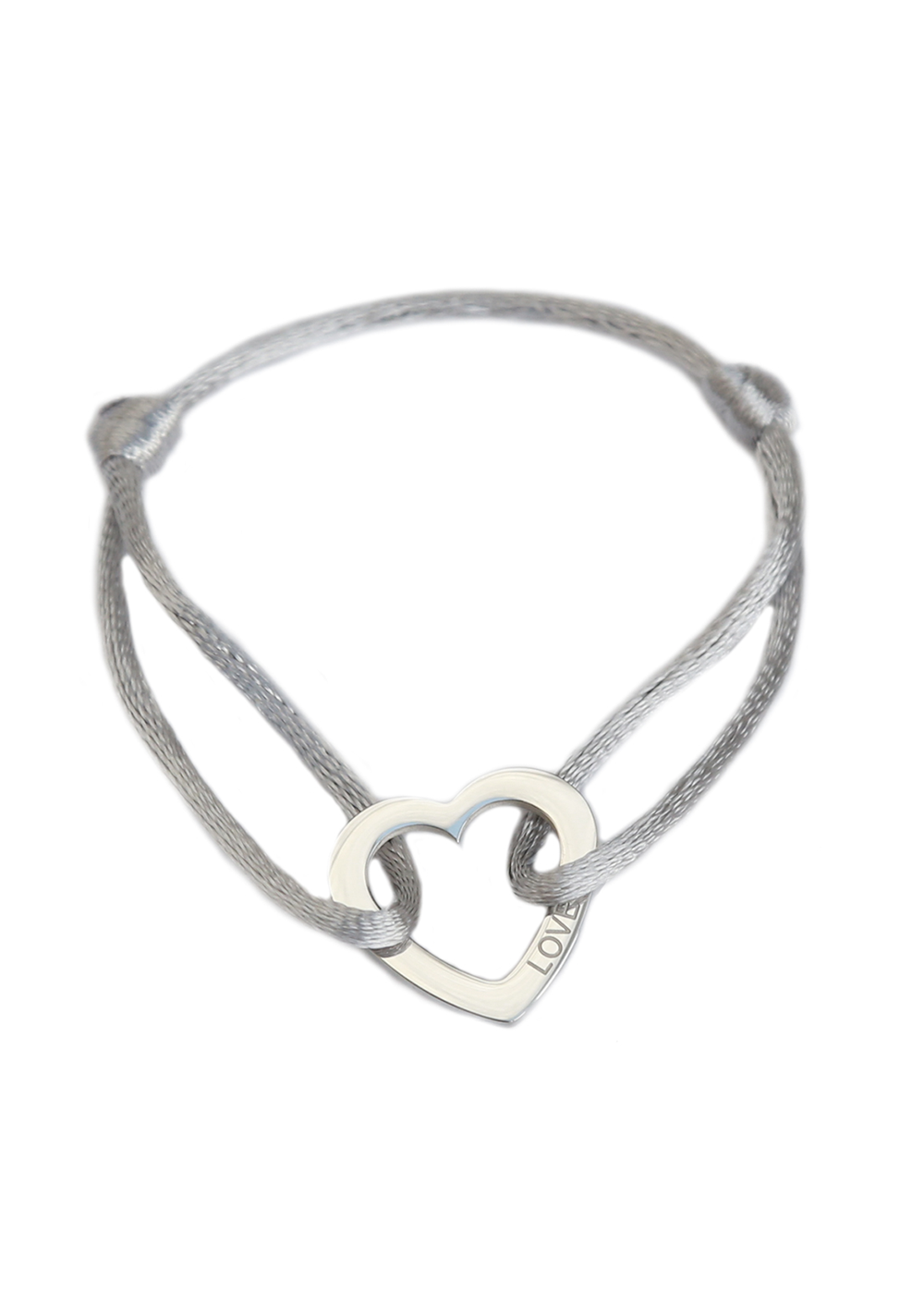 Armband sweet love zilver