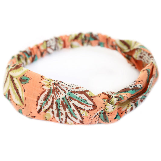 Hair band ibiza style orange