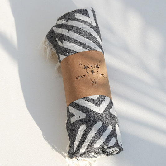 Hammam towel black